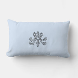 Almofada Lombar Marie Antoinette – Monogramm – Monogram initials