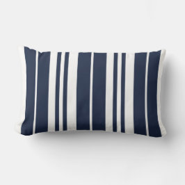 Almofada Lombar Marinho Blue White Stripes Costeiras