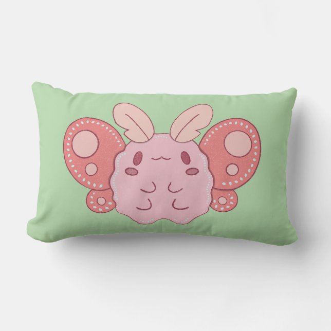Almofada Lombar Marshmallow Moth (Frente)