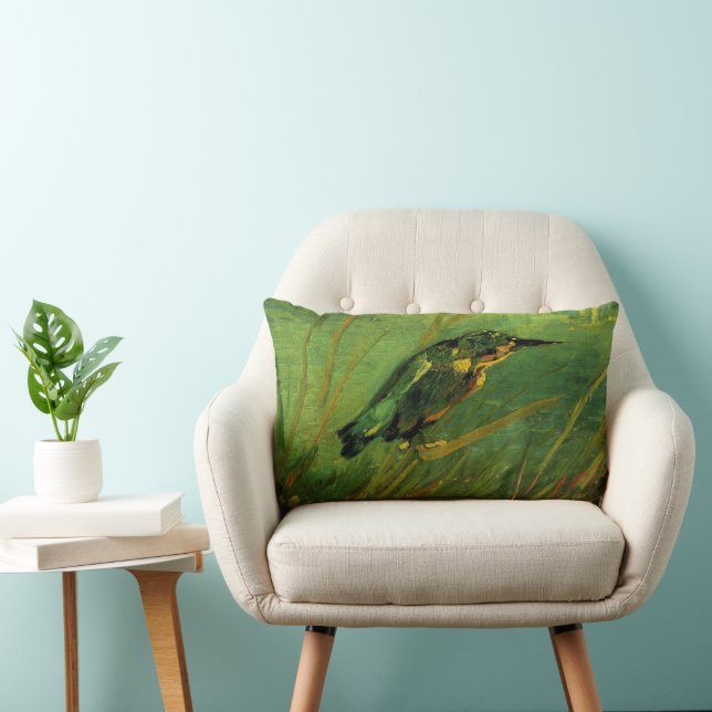 Almofada Lombar Martim-pescador de Vincent van Gogh (Cadeira)