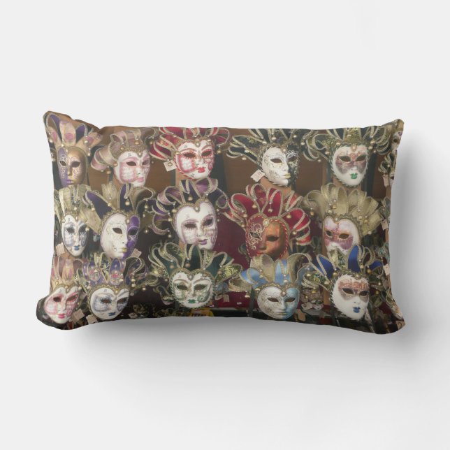 Almofada Lombar Máscaras do carnaval, Italia, travesseiro, parte (Frente)