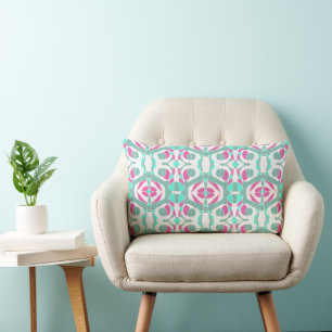 Almofada Lombar Mazipoodles Neuro Art - Teto Turquoise Cerise