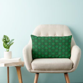 Almofada Lombar Médio Mod Garland Green Lumbar Travesseiro