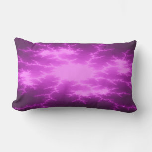 Almofada Lombar Mega Lightning Fractal Travesseiro