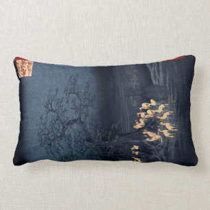 Almofada Lombar Meia-noite de Hiroshige no japonês em mudança da