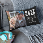 Almofada Lombar Melhor Pai De Cães | Foto<br><div class="desc">Celebre o Dia de os pais com uma reviravolta de na moda! Esta almofada de fotos moderna é o melhor presente para pais de cão para o seu bebê de pele. O travesseiro ostenta a mensagem sentida 'MELHOR PAI CACHORRO NUNCA' e pode ser personalizado com sua foto favorita da família...</div>