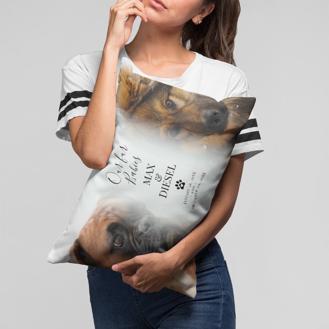 Almofada Lombar Memorial Pet na moda Chic 2 x Galeria de Fotografi (Criador carregado)