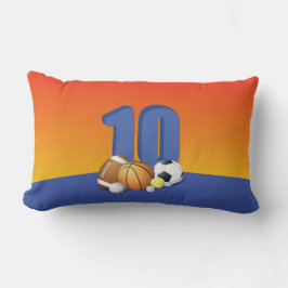 Almofada Lombar Menino 10º Aniversário do Esporte Balls