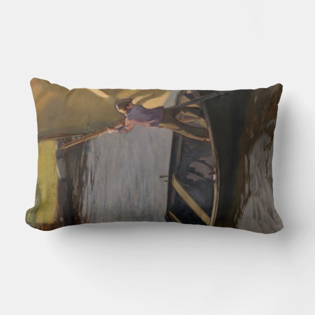 Almofada Lombar Menino em veleiro (por Magnus Enckell) (Frente)