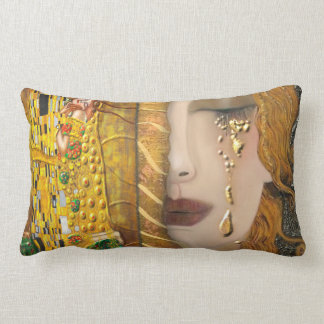 Almofada Lombar Meu Klimt Serie: Ouro