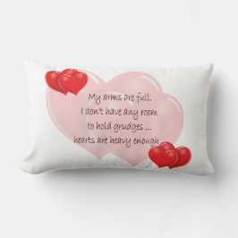 Almofada Lombar Meus braços estão Cheio