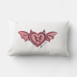 Almofada Lombar Mikitiez rosa baroqueart rocha arco-íris