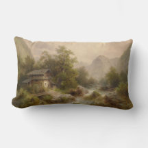 Mill on a Mountain Stream (por Albert Rieger)