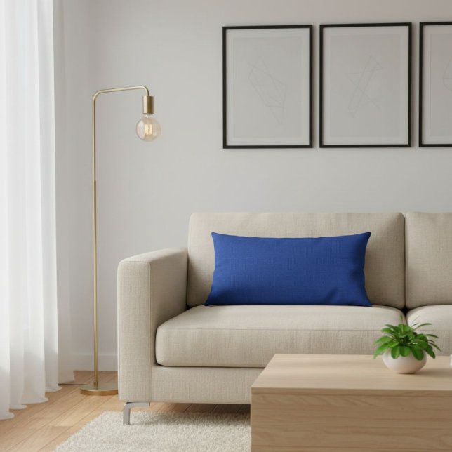 Almofada Lombar Minimalist blue nautical cushion, Decorative  (Criador carregado)