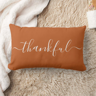Almofada Lombar Minimalist Thanksgiving Lumbar Pillow – Thankful