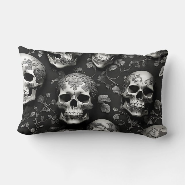 Almofada Lombar Misterioso crânio (Verso)