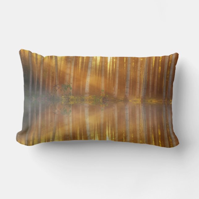 Almofada Lombar Misty Forest Scene (Frente)