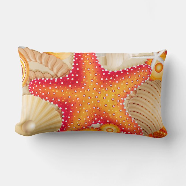 Almofada Lombar Moda de Natureza Bonita e Legal da Menina (Frente)