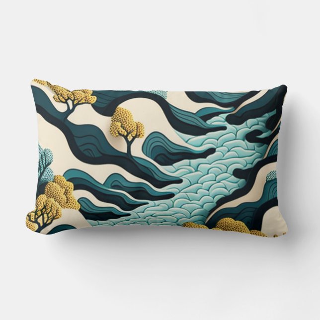 Almofada Lombar Modern Landscape (Frente)