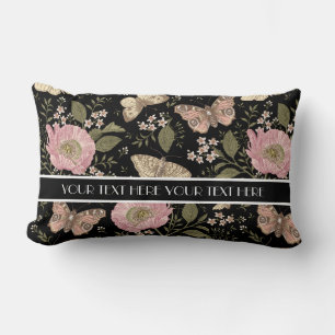 Almofada Lombar Modern Trendy Wildflower Floral Monograma Botânico