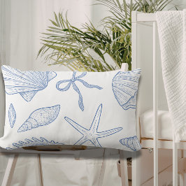 Almofada Lombar Modern Under The Sea You Soon Blue Baby Shower