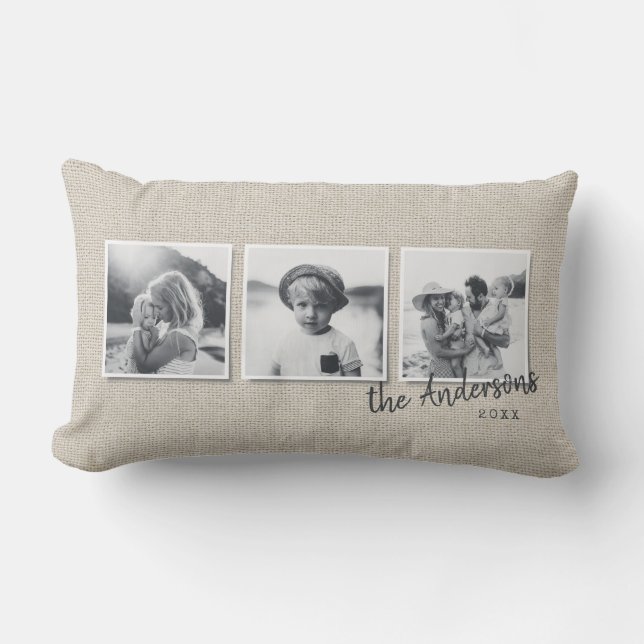 Almofada Lombar Moderno e simples decoração multifoto-home (Frente)