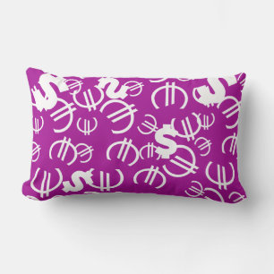 Almofada Lombar Moey Euro Dollar - Travesseiro decorativo