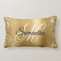 Monograma Dourado de Satin Foil