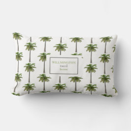 Almofada Lombar Monograma Palm Tree Beach House