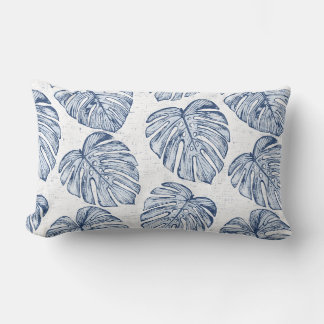 Almofada Lombar Monstera Palm Deixa Travesseiro lombar