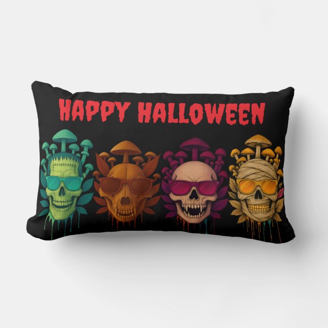 Almofada Lombar Monstercore-Graveyard Duplo Lado (Frente)