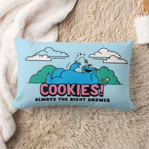 Almofada Lombar Monstro de cookies Cookies Sempre a resposta cer