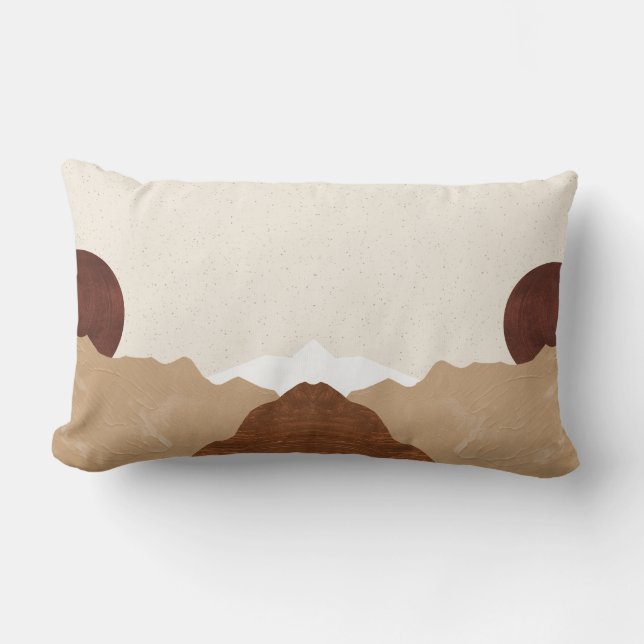 Almofada Lombar Montanha Espelhada (Frente)