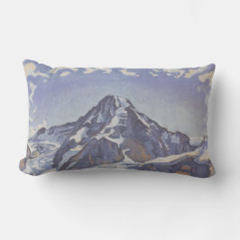 Almofada Lombar Montanha Monge Com Nuvens (Ferdinand Hodler)