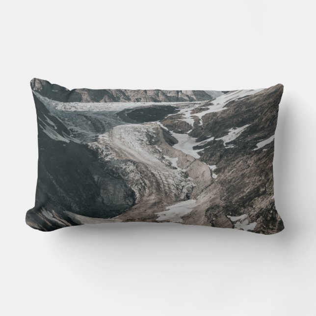 Almofada Lombar Montanhas com capa de neve (Frente)