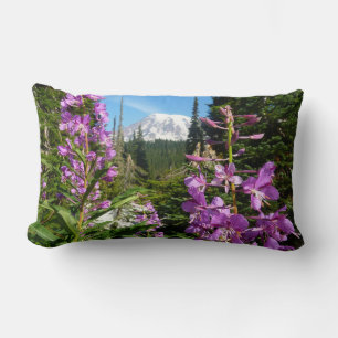 Almofada Lombar Monte Rainier Entre Flores Do Phlox Roxo