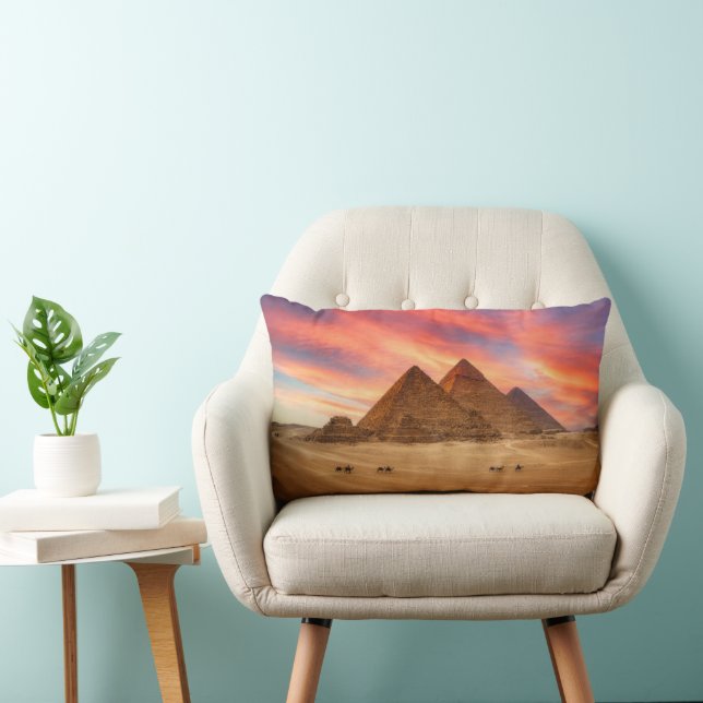 Almofada Lombar Monuments | The Great Pyramids (Cadeira)