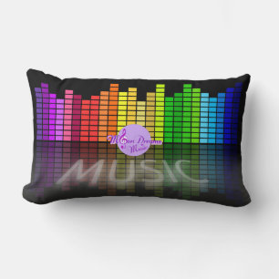 Almofada Lombar MoonDreams Music Equalizer Lumbar Travesseiro