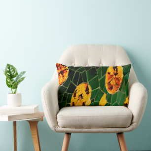 Almofada Lombar Mosaico Espanhol Verde e Amarelo