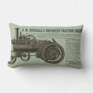 Almofada Lombar Motor de tração a vapor de Birdsall 1889, trator d