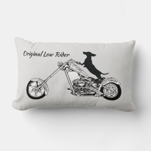 Almofada Lombar Motorcycle Rider de Dachshund Chopper
