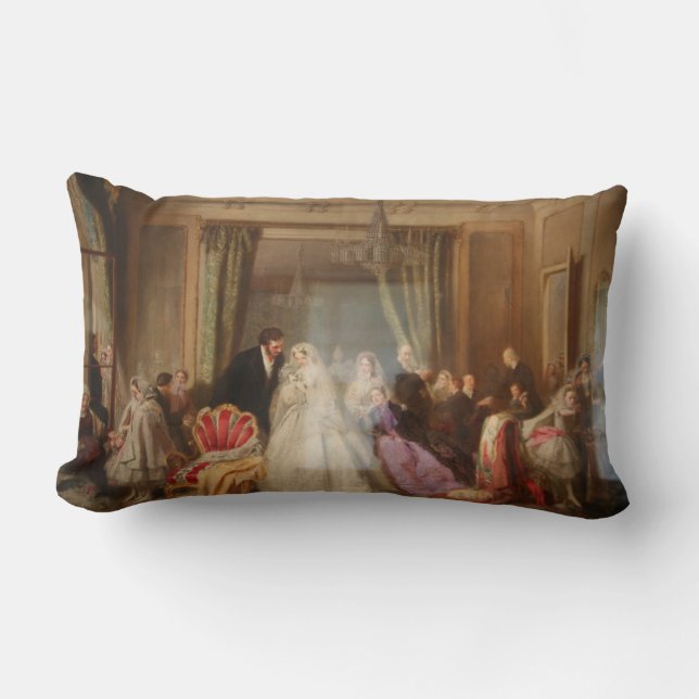 Almofada Lombar Mudando De Casa (Vida Casada) (Presente De Casamen (Frente)