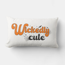 Almofada Lombar Muito fofo - padrão mágico do Halloween perto