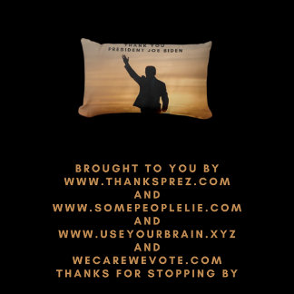 Almofada Lombar Muito obrigado, Senhor Presidente Joe Biden