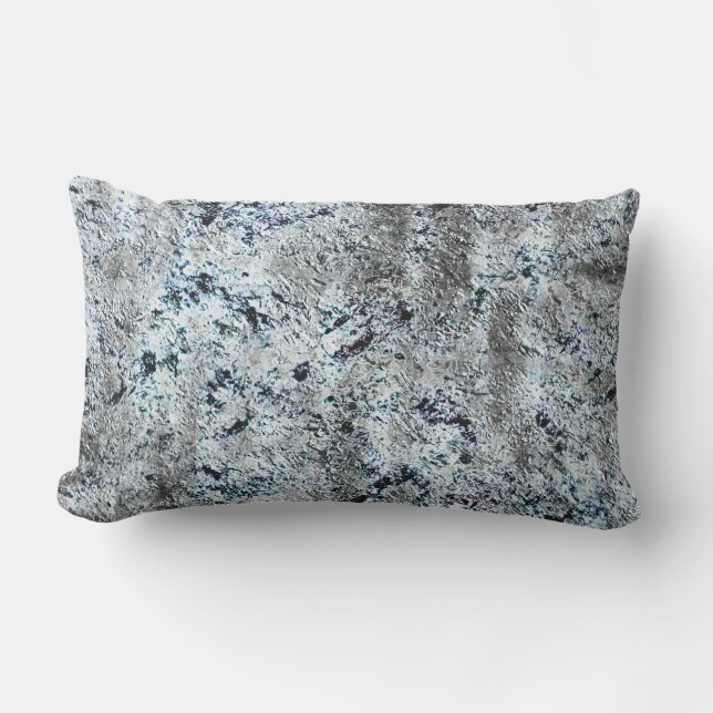 Almofada Lombar Muito rústico fungo prateado sujo de (Frente)