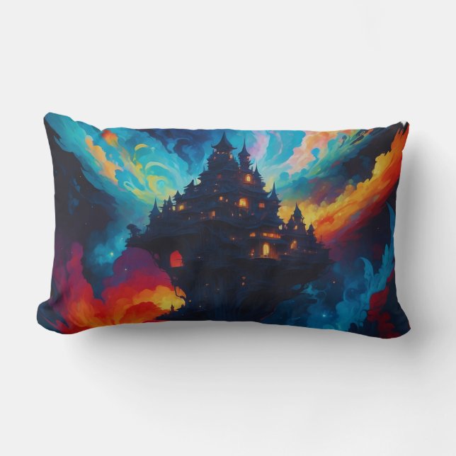 Almofada Lombar Mundo Colorido (Frente)