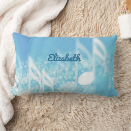 Almofada Lombar Música Azul Personalizada