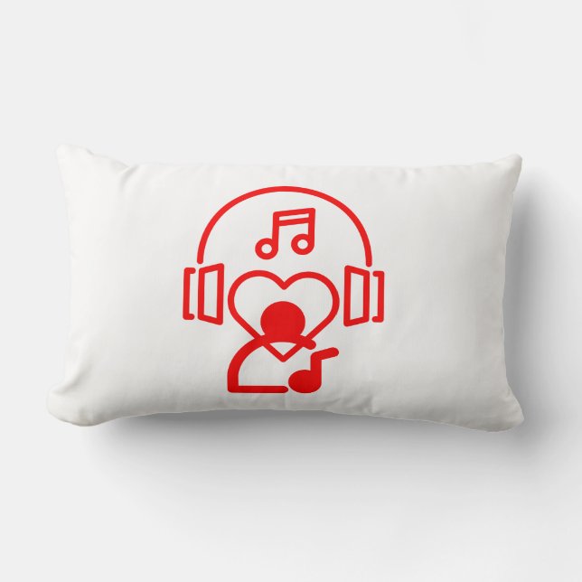 Almofada Lombar Música cardíaca (Frente)