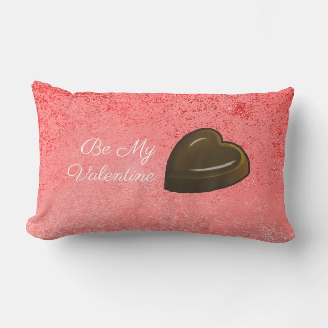 Almofada Lombar My Valentine Chocolate Heart (Frente)
