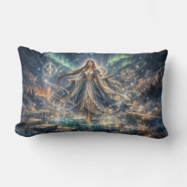 Almofada Lombar MystiCelestial Feiticeira Fantasia Travesseiro